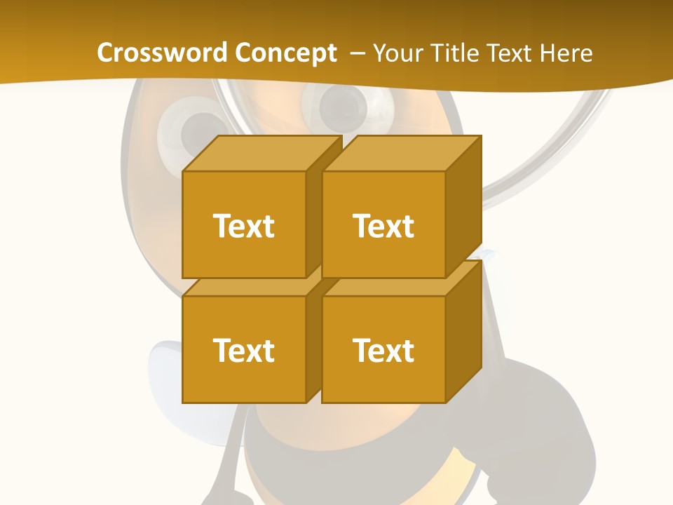 Voler Bee Noir PowerPoint Template