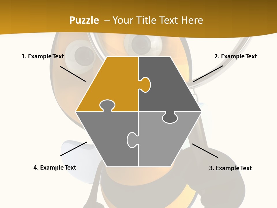 Voler Bee Noir PowerPoint Template