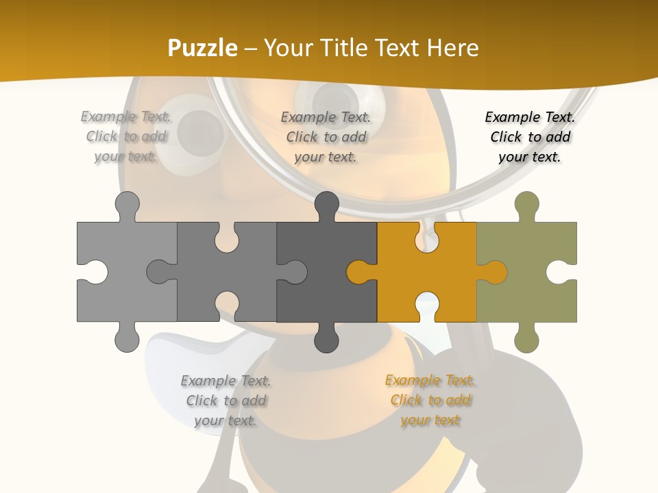 Voler Bee Noir PowerPoint Template