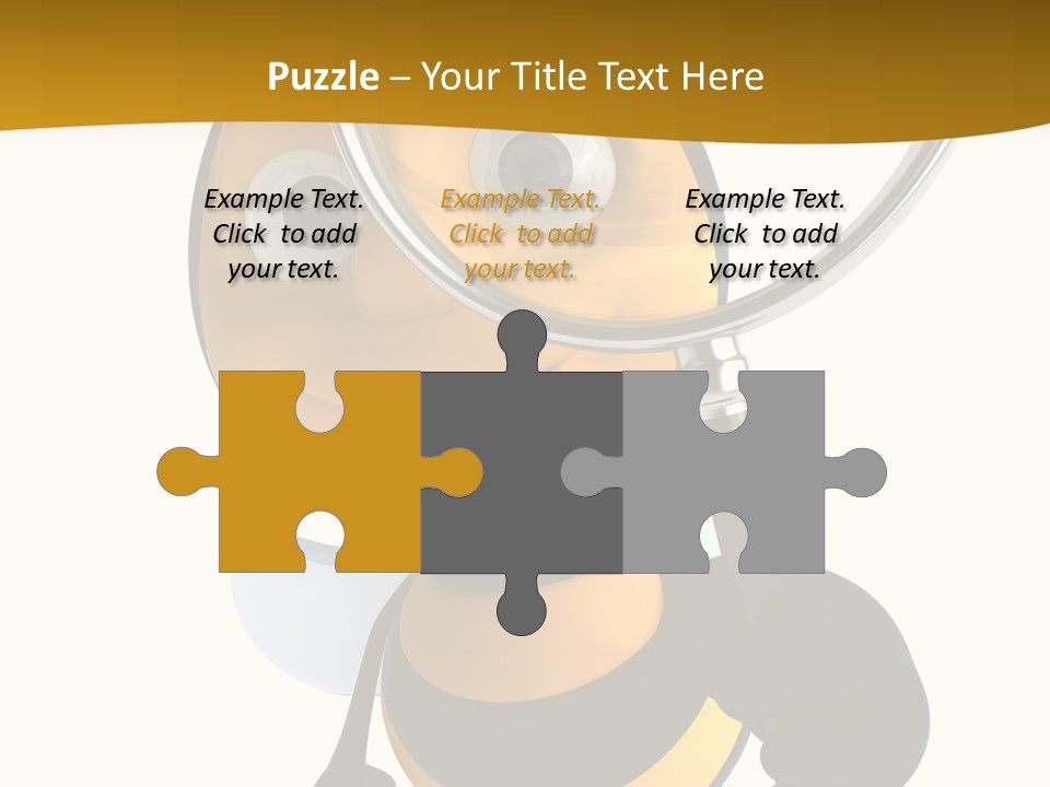 Voler Bee Noir PowerPoint Template