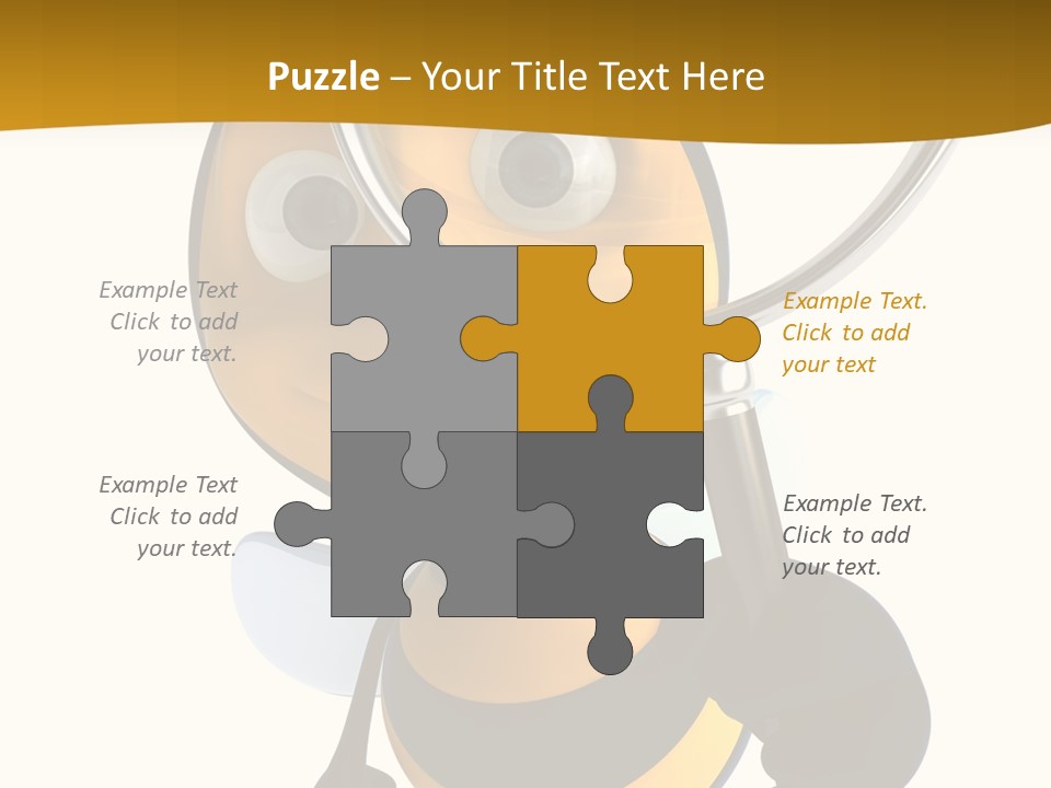 Voler Bee Noir PowerPoint Template