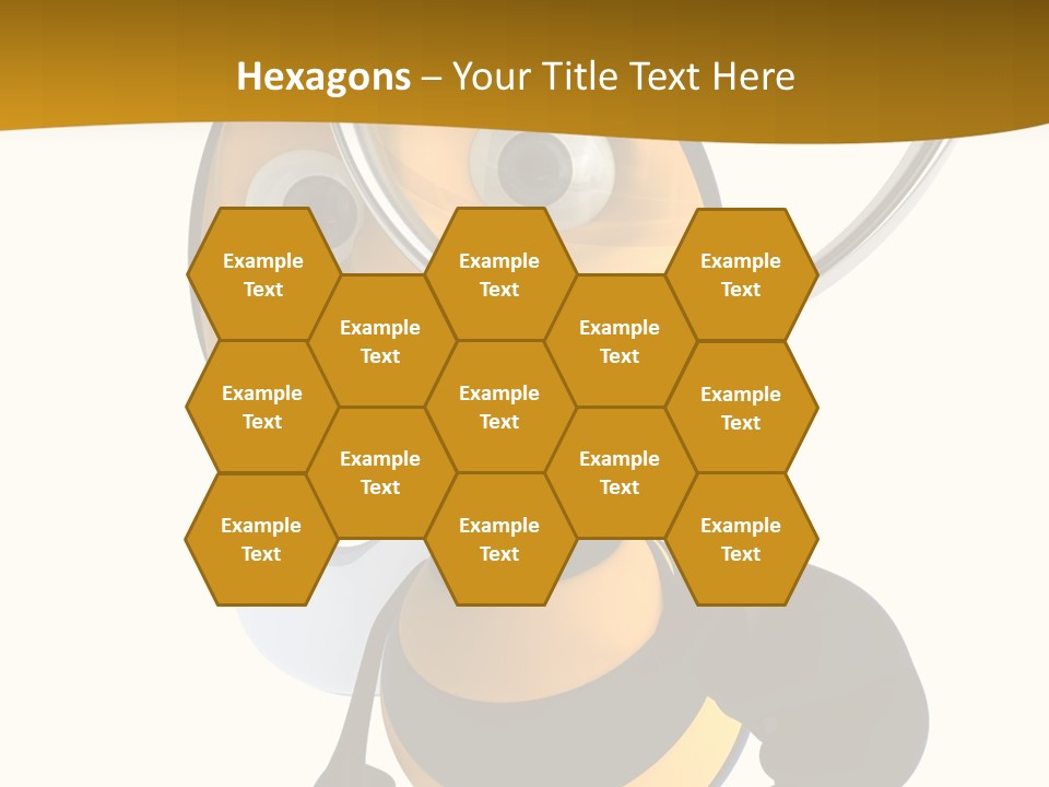 Voler Bee Noir PowerPoint Template