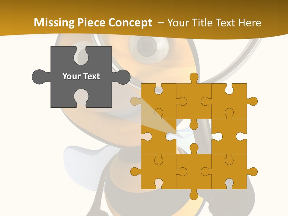 Voler Bee Noir PowerPoint Template