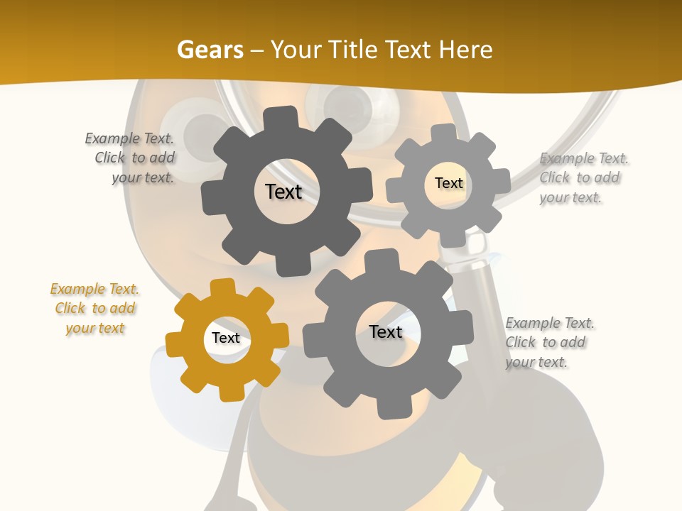 Voler Bee Noir PowerPoint Template