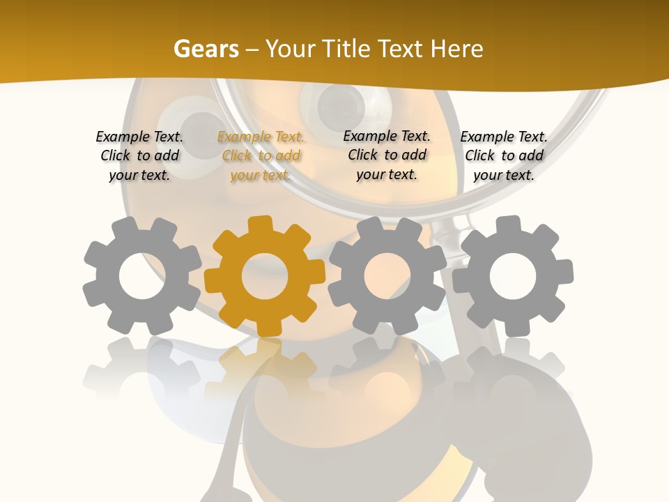 Voler Bee Noir PowerPoint Template