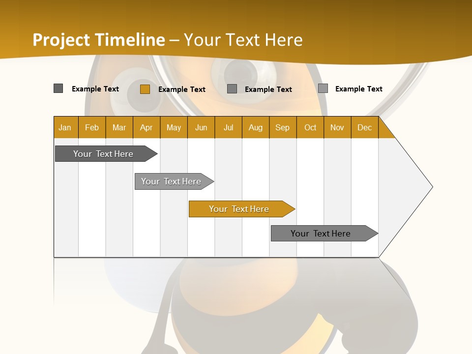 Voler Bee Noir PowerPoint Template