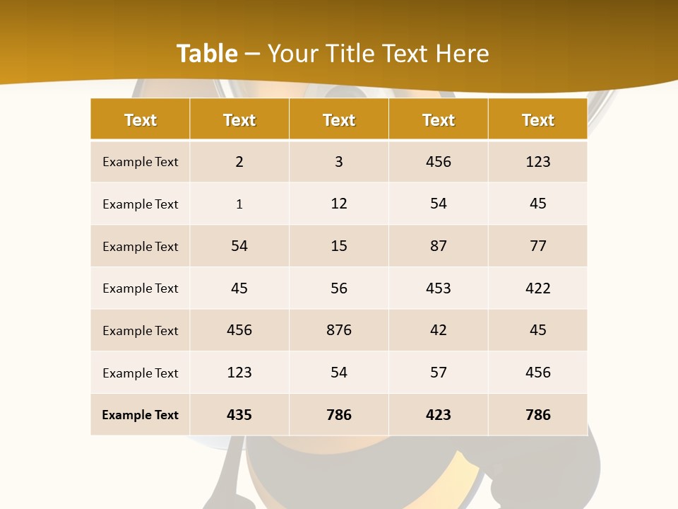 Voler Bee Noir PowerPoint Template