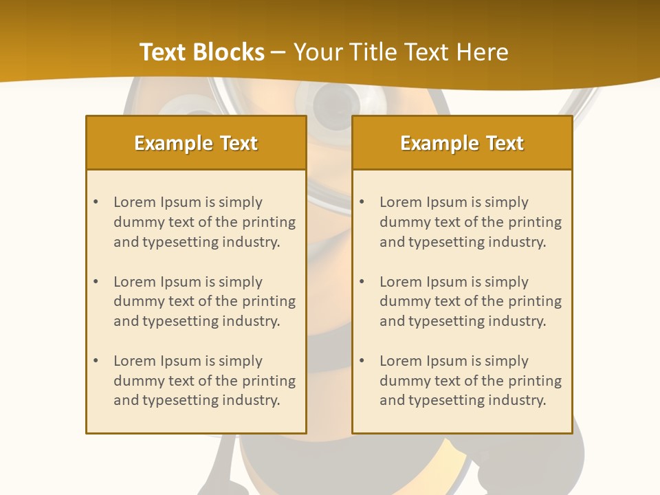 Voler Bee Noir PowerPoint Template