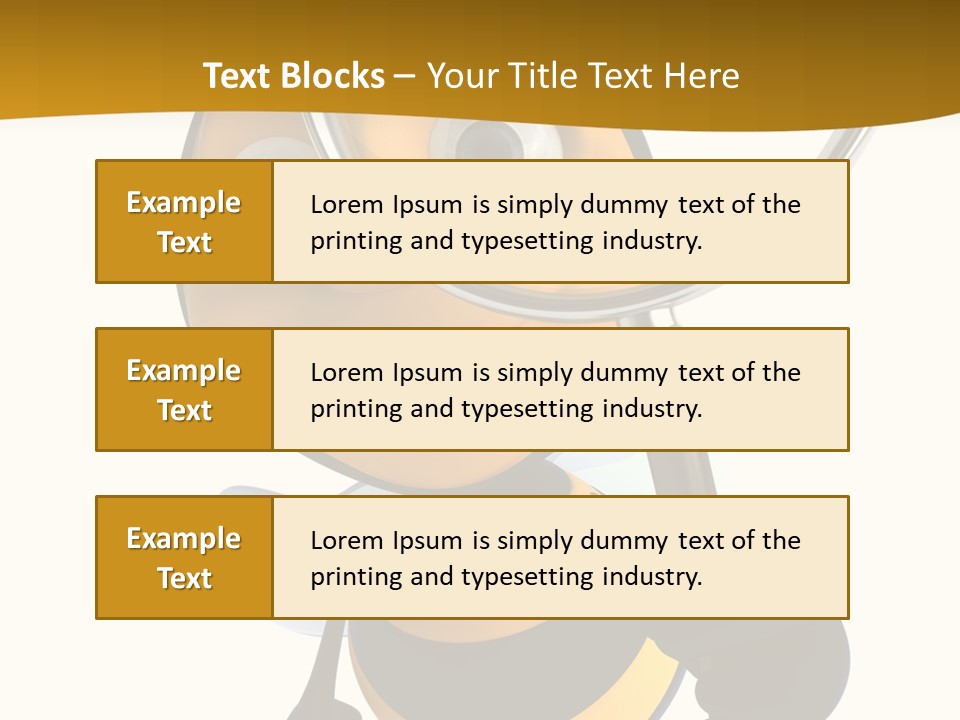 Voler Bee Noir PowerPoint Template