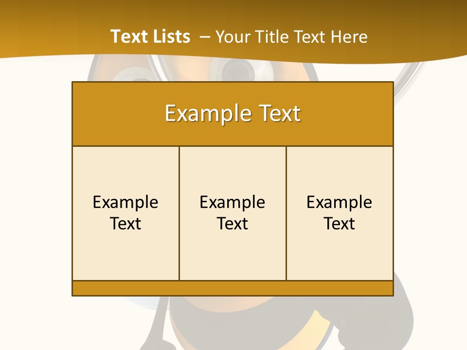 Voler Bee Noir PowerPoint Template