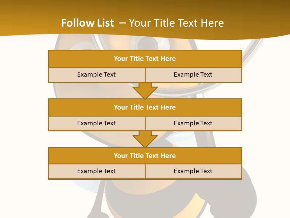 Voler Bee Noir PowerPoint Template