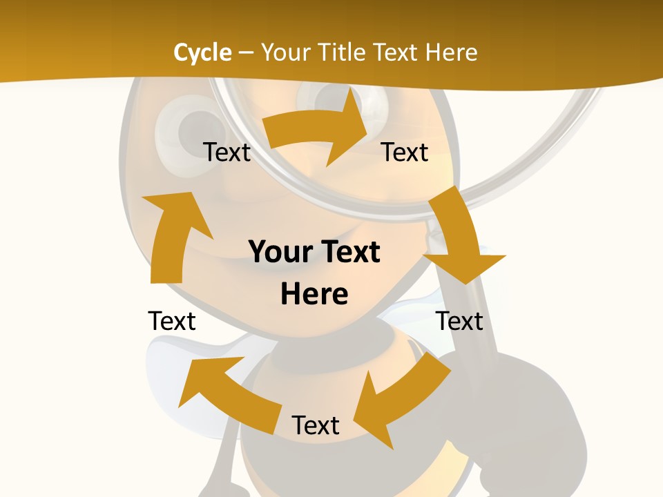 Voler Bee Noir PowerPoint Template