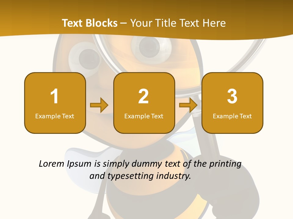Voler Bee Noir PowerPoint Template