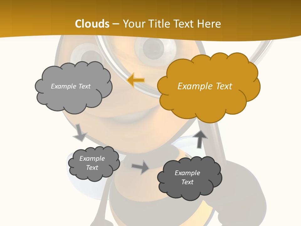 Voler Bee Noir PowerPoint Template