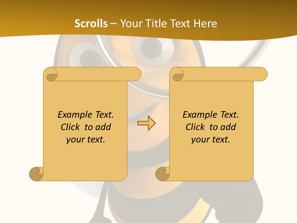 Voler Bee Noir PowerPoint Template