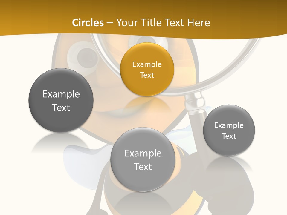 Voler Bee Noir PowerPoint Template