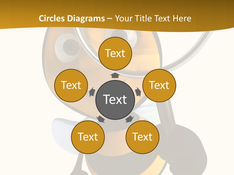 Voler Bee Noir PowerPoint Template