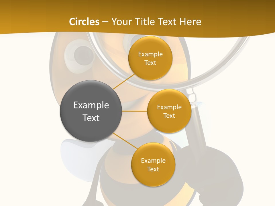 Voler Bee Noir PowerPoint Template