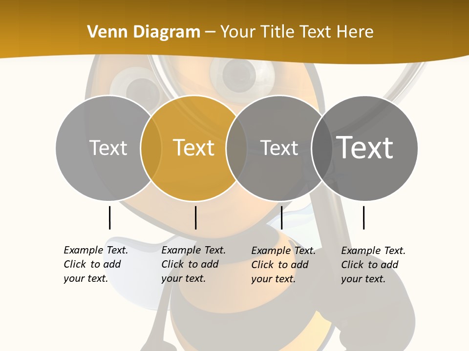 Voler Bee Noir PowerPoint Template