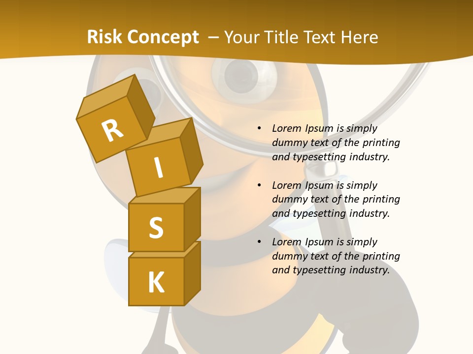 Voler Bee Noir PowerPoint Template