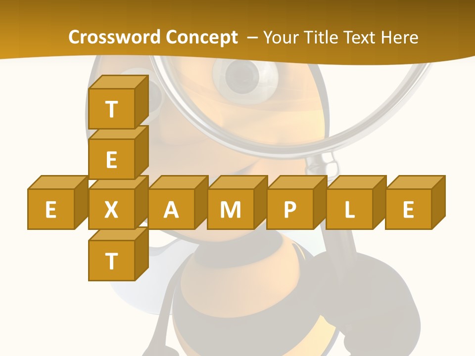 Voler Bee Noir PowerPoint Template