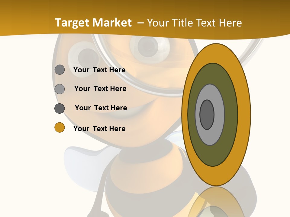 Voler Bee Noir PowerPoint Template