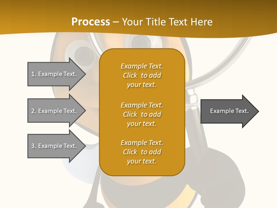 Voler Bee Noir PowerPoint Template