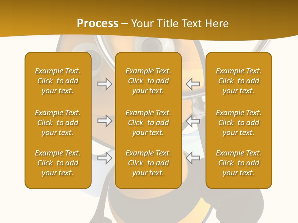 Voler Bee Noir PowerPoint Template