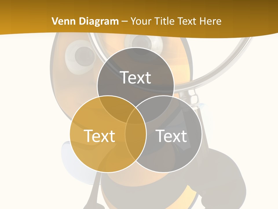 Voler Bee Noir PowerPoint Template