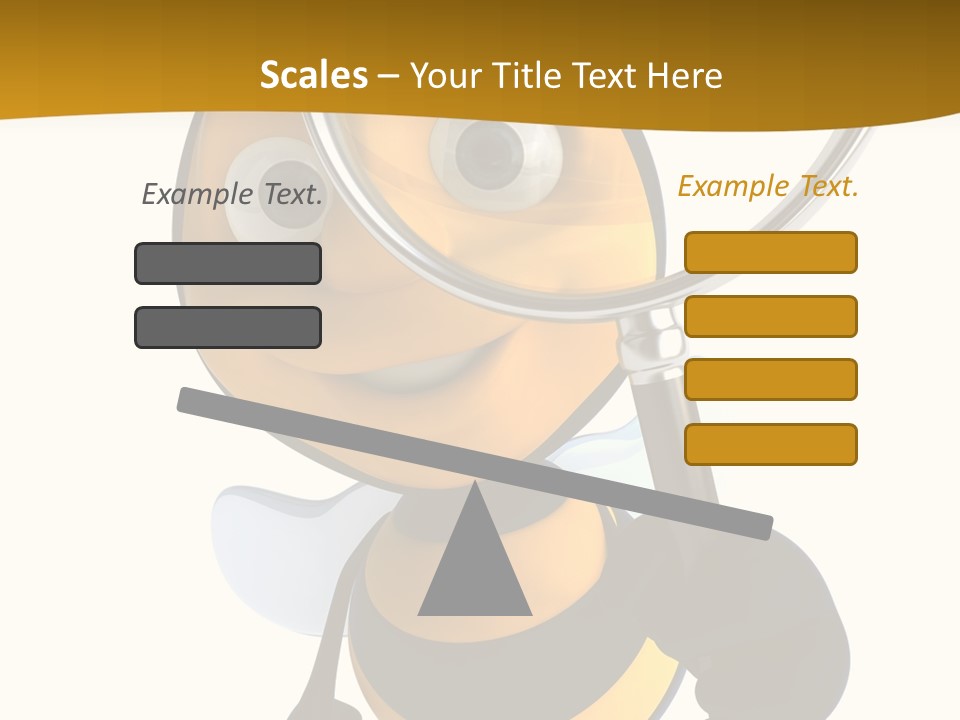 Voler Bee Noir PowerPoint Template