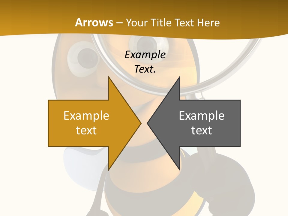 Voler Bee Noir PowerPoint Template