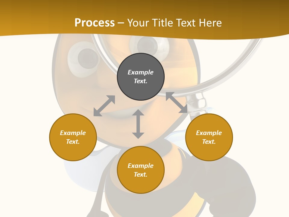 Voler Bee Noir PowerPoint Template
