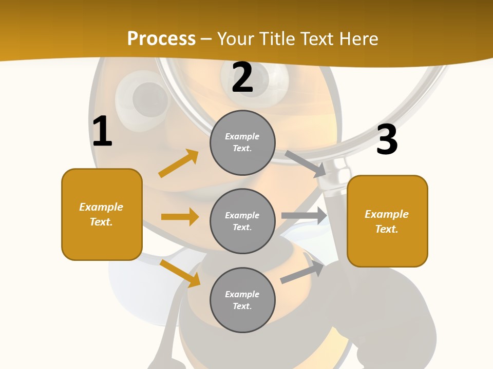 Voler Bee Noir PowerPoint Template