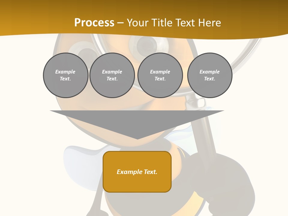 Voler Bee Noir PowerPoint Template