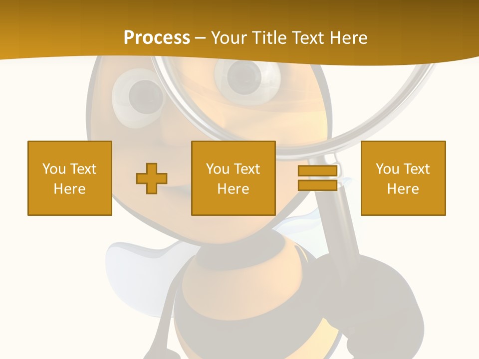 Voler Bee Noir PowerPoint Template