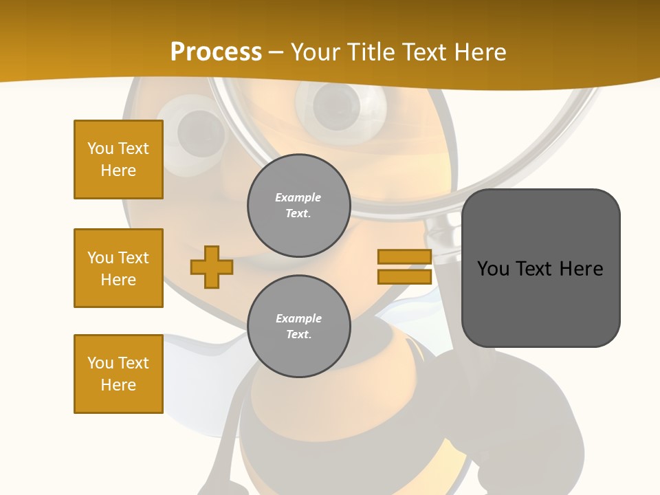 Voler Bee Noir PowerPoint Template