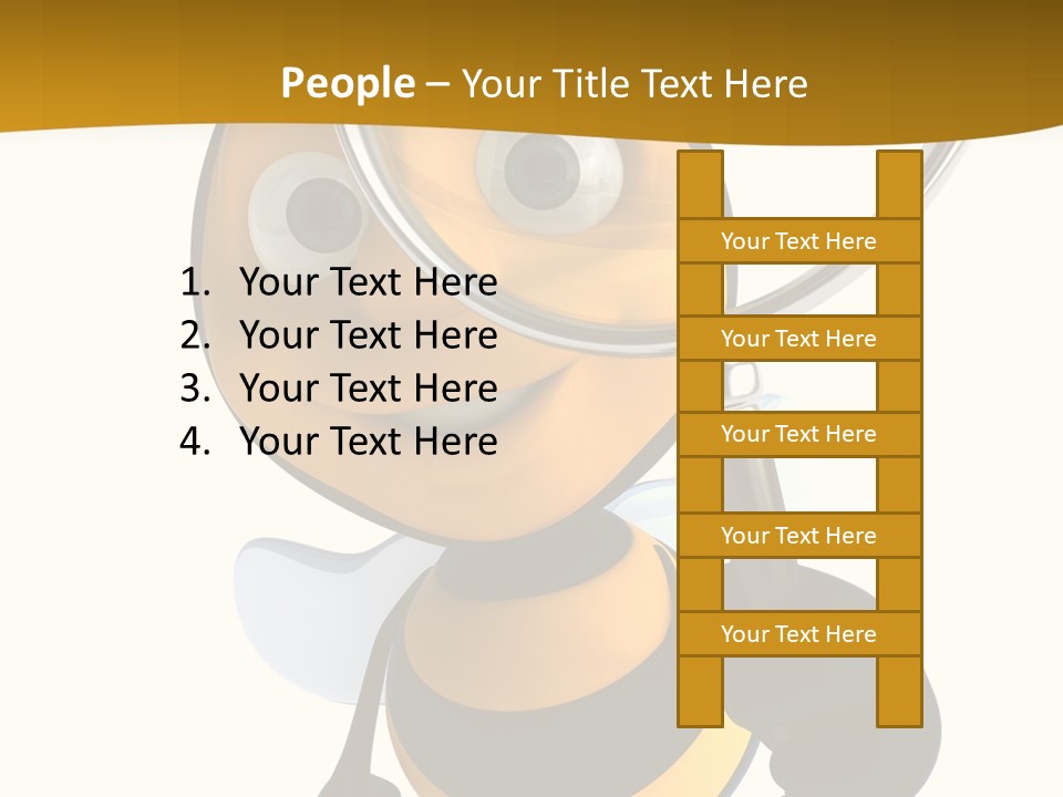 Voler Bee Noir PowerPoint Template
