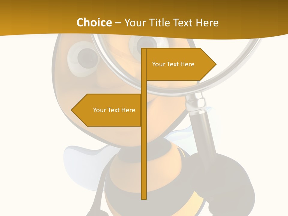 Voler Bee Noir PowerPoint Template