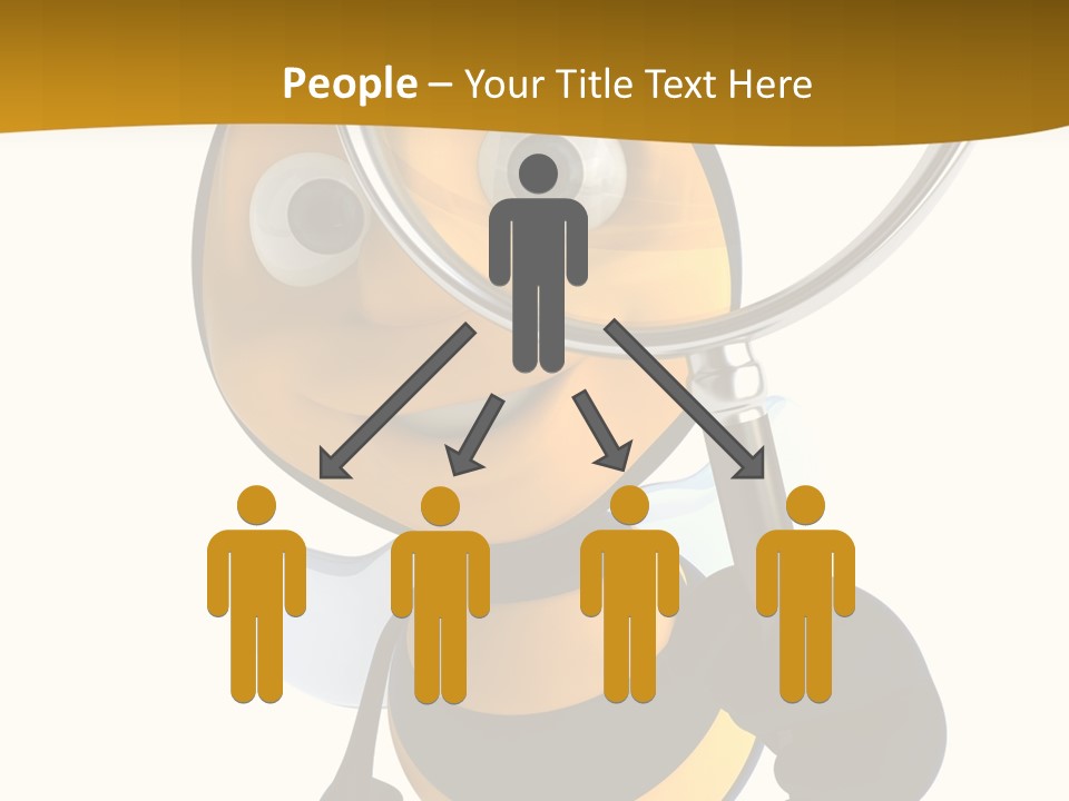 Voler Bee Noir PowerPoint Template