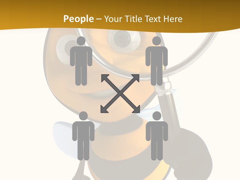 Voler Bee Noir PowerPoint Template