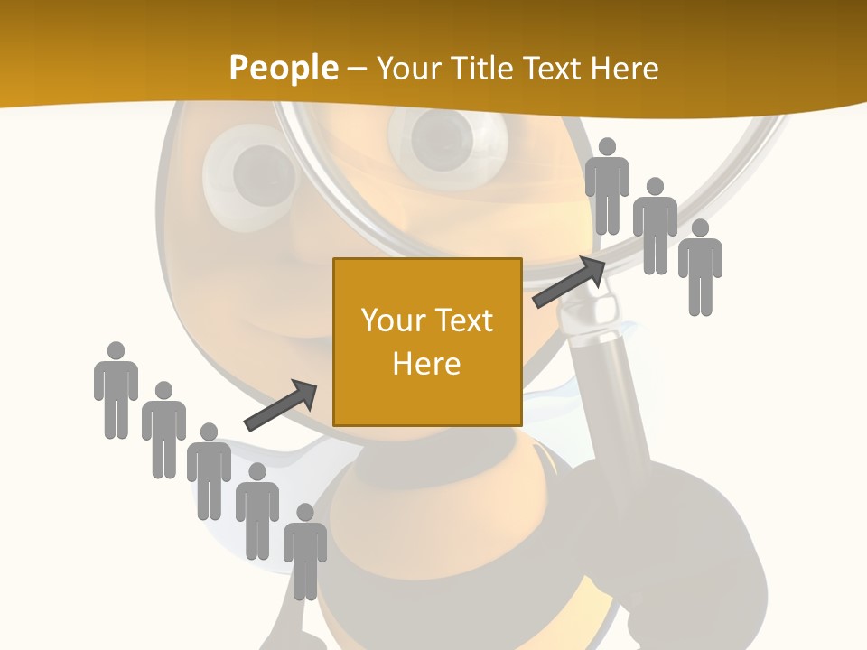 Voler Bee Noir PowerPoint Template