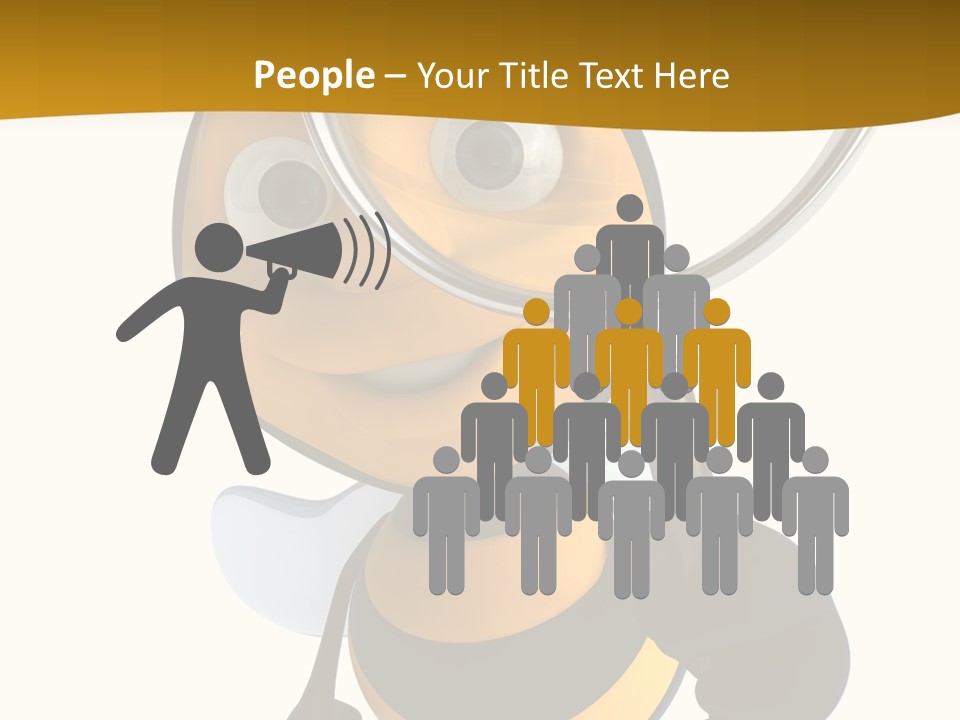 Voler Bee Noir PowerPoint Template