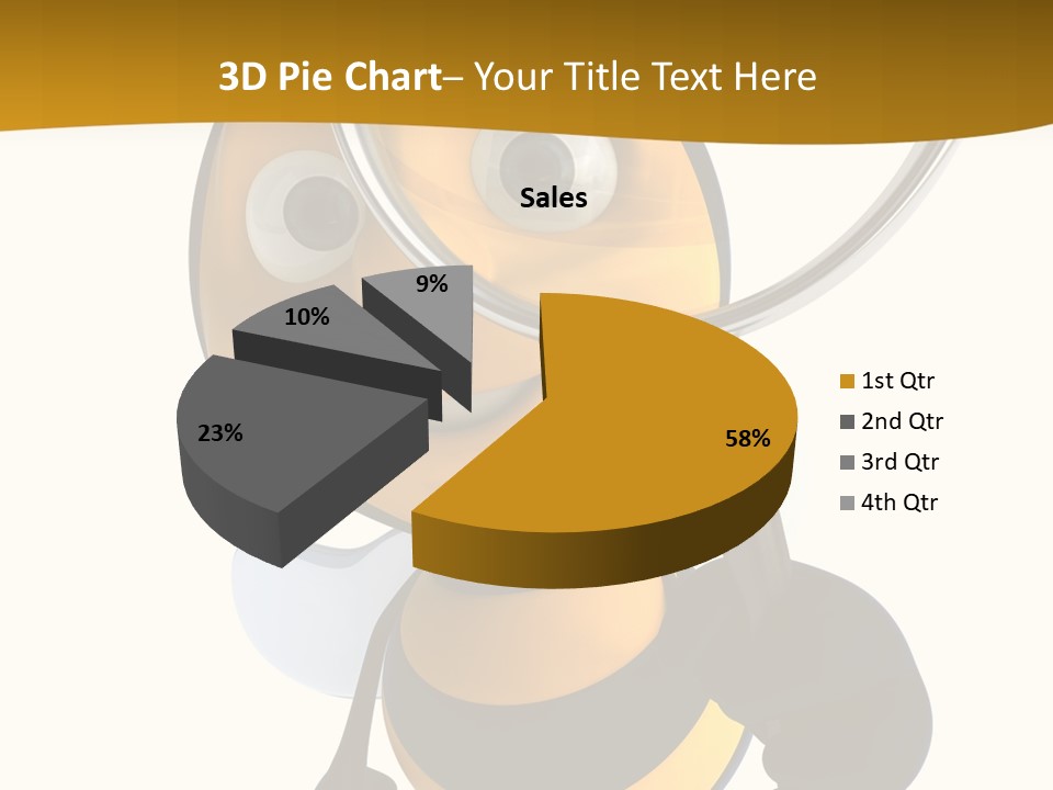 Voler Bee Noir PowerPoint Template