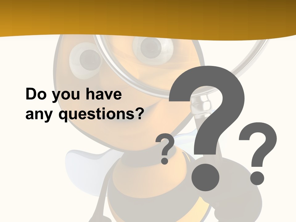 Voler Bee Noir PowerPoint Template