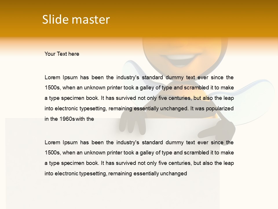 Insecte Voler Tennis PowerPoint Template