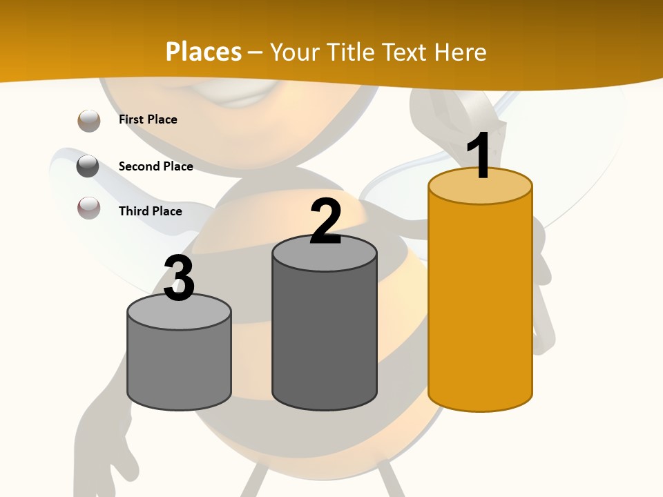 Character Insecte Pollen PowerPoint Template
