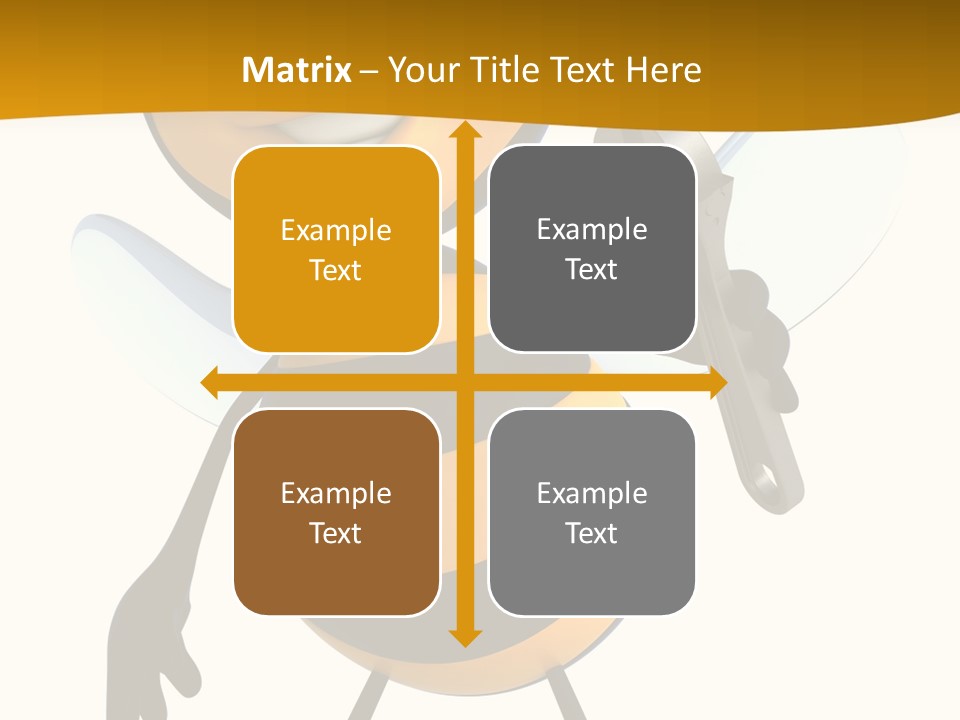 Character Insecte Pollen PowerPoint Template