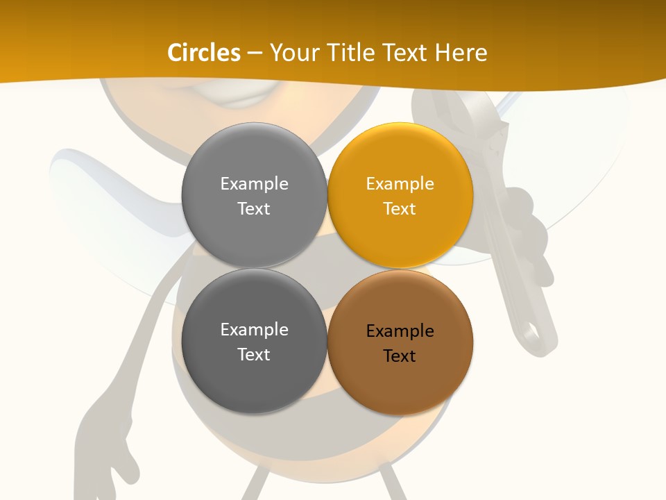 Character Insecte Pollen PowerPoint Template