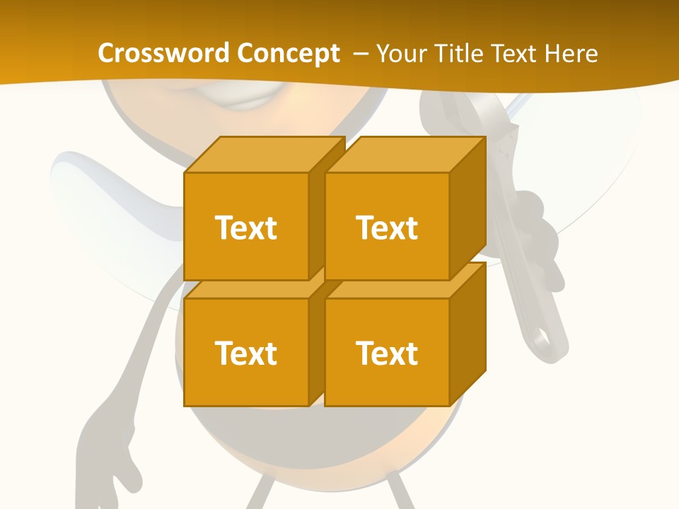 Character Insecte Pollen PowerPoint Template