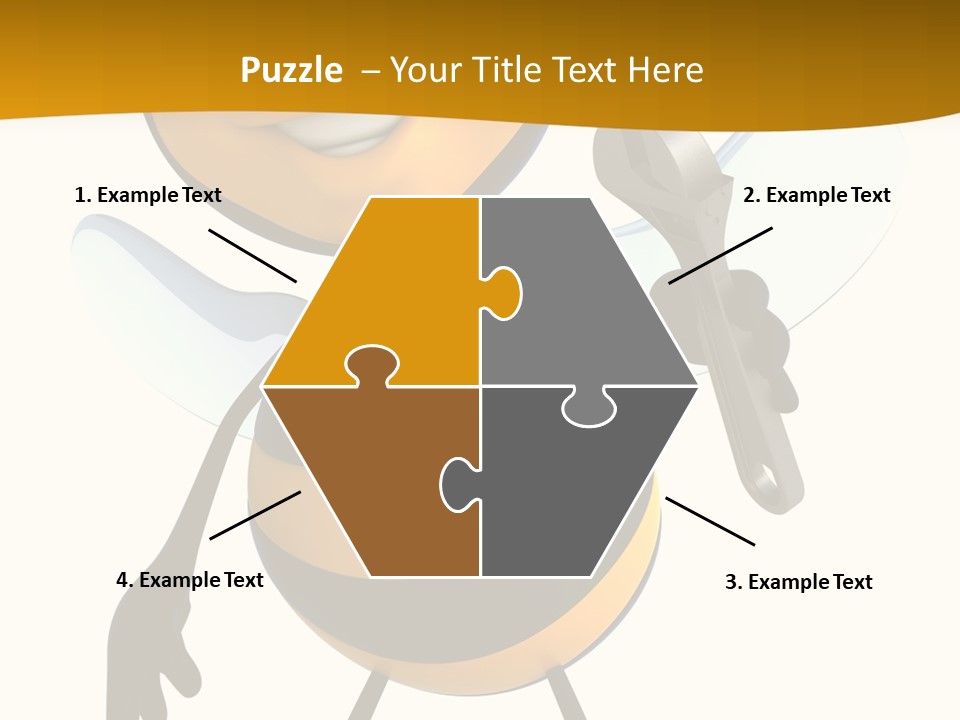 Character Insecte Pollen PowerPoint Template